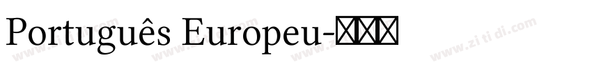 Português Europeu字体转换